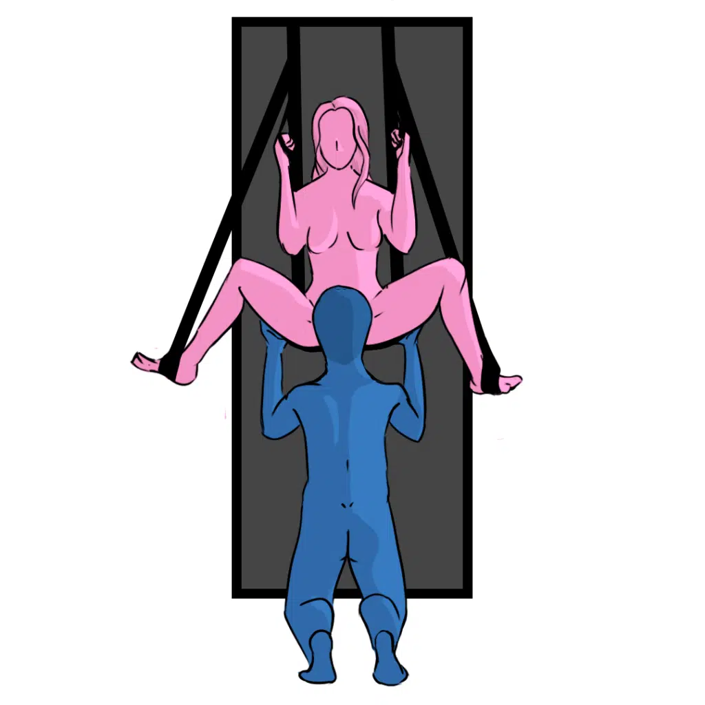 Dive In Position For Door Sex Swings